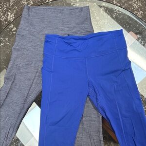 Lululemon Blue and Gray legging bundle